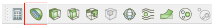 The contour icon in the paraview toolbar is highlighted